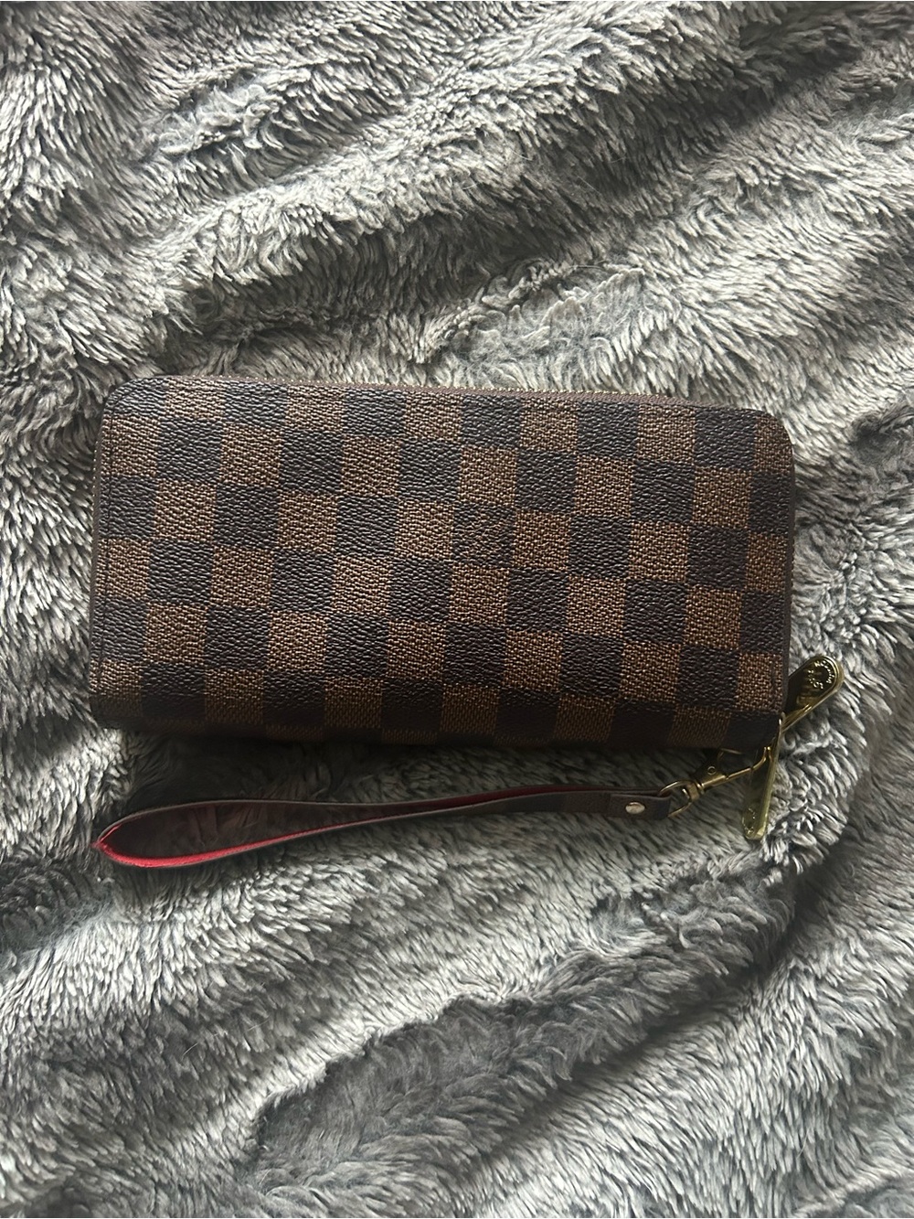 Monogram Zip Wristlet Wallet